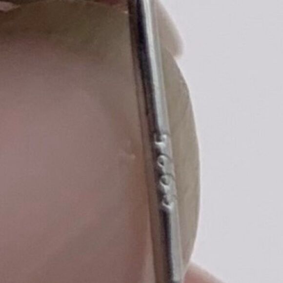 NWOT, earrings, solid 925 sterling silver, real black pearls, clear gem accents - Picture 3 of 16